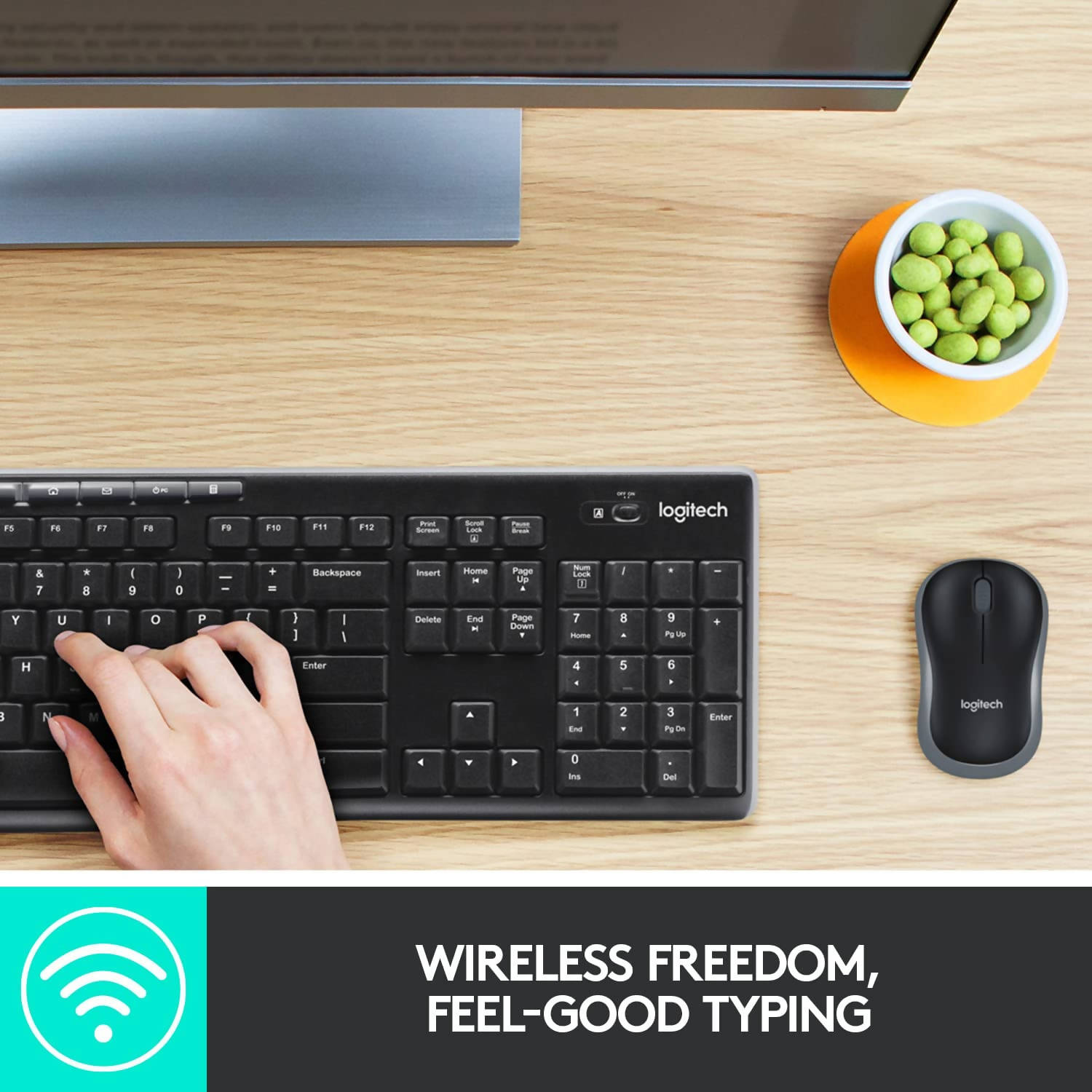 Logitech Wireless Keyboard And Mouse Combo For Windows