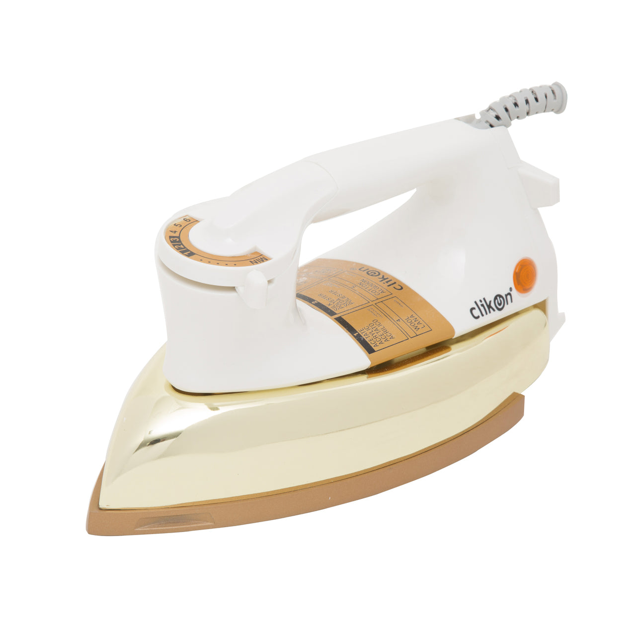 Clikon Heavy Electric Iron 1200W | reliable performance | lightweight | variable steam settings | safety features | stylish | even heat distribution | Halabh.com