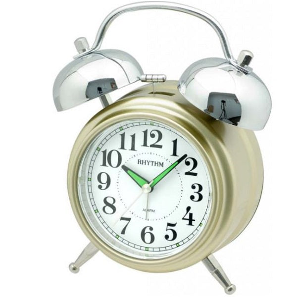 Value Added Melody and Bell Snooze Light Silky Move Alarm Clock