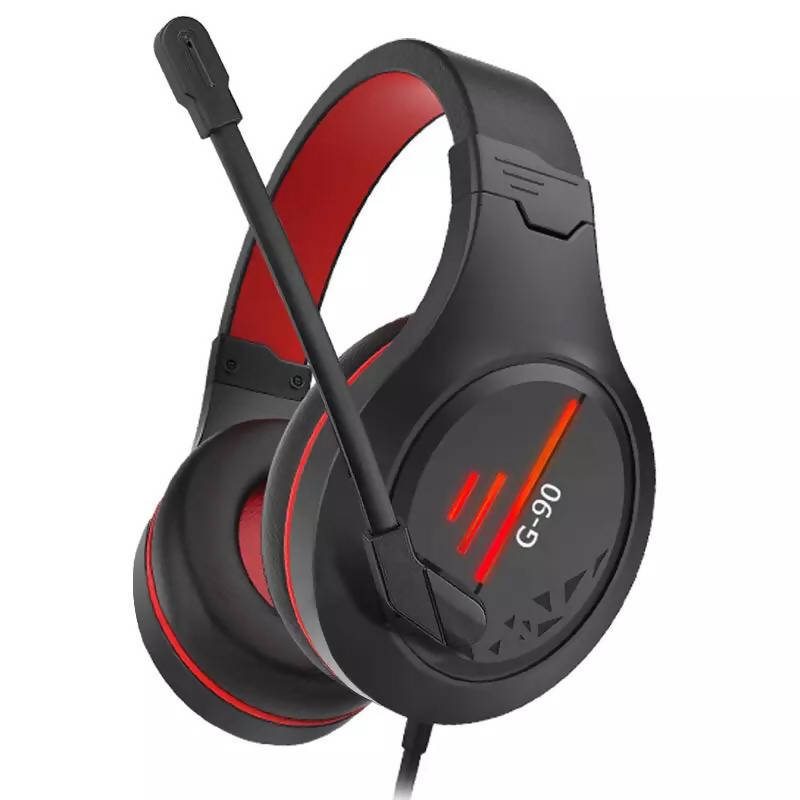 G90 Gaming Headsets Big Headphones with Light Mic Stereo Earphones