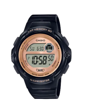 Casio Men's Black Digital Watch LWS-1200H-1AVDF | Black Rasin Strap | Water-Resistant | Minimal | Quartz Movement | Lifestyle| Business | Scratch-resistant | Fashionable | Halabh