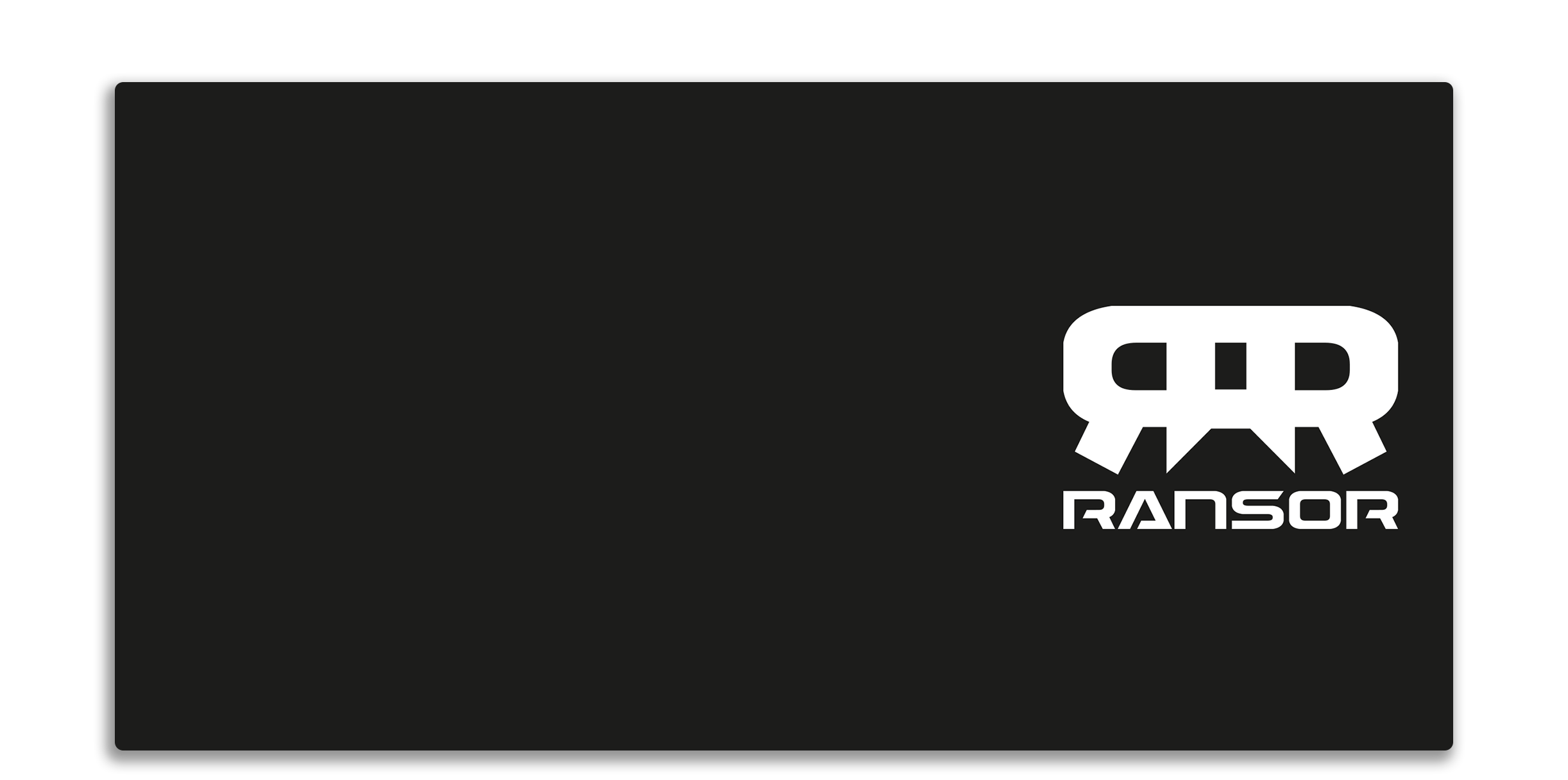 Ransor Gaming Moozepad Classic Black 3XL 120x60