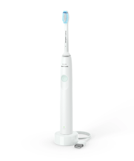 Philips Sonicare 1100 Power Toothbrush Rechargeable Electric Toothbrush White Grey