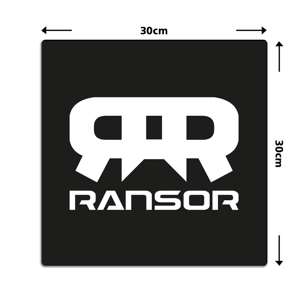 Ransor Gaming Moozepad Classic Black 30x30