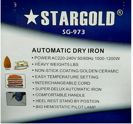 Stargold Automatic Dry Iron