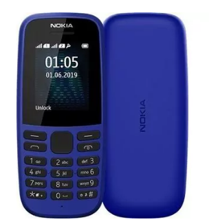 Nokia 105 2019 4MB RAM 2G Dual Sim Arabic Blue