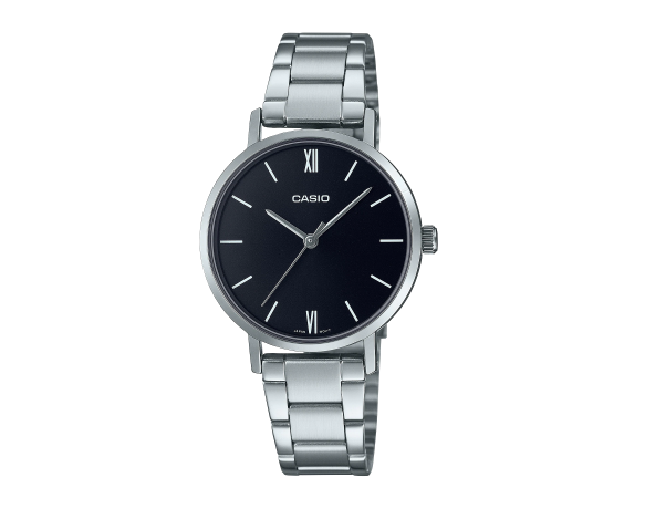 Casio Analog Ladies Watch LTP-VT02D-1AUDF  | Stainless Steel Mesh Strap | Water-Resistant | Minimal | Quartz Movement | Lifestyle| Business | Scratch-resistant | Fashionable | Halabh.com