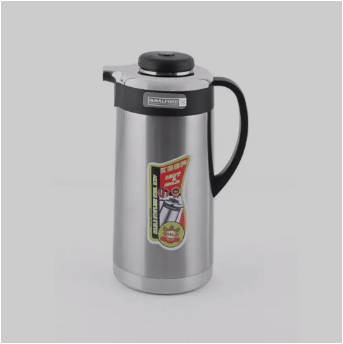 Royalford 1.9Ltr SS Vacuum Flask 1x12 Black & Silver