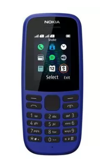 Nokia 105 2019 4MB RAM 2G Dual Sim Arabic Blue