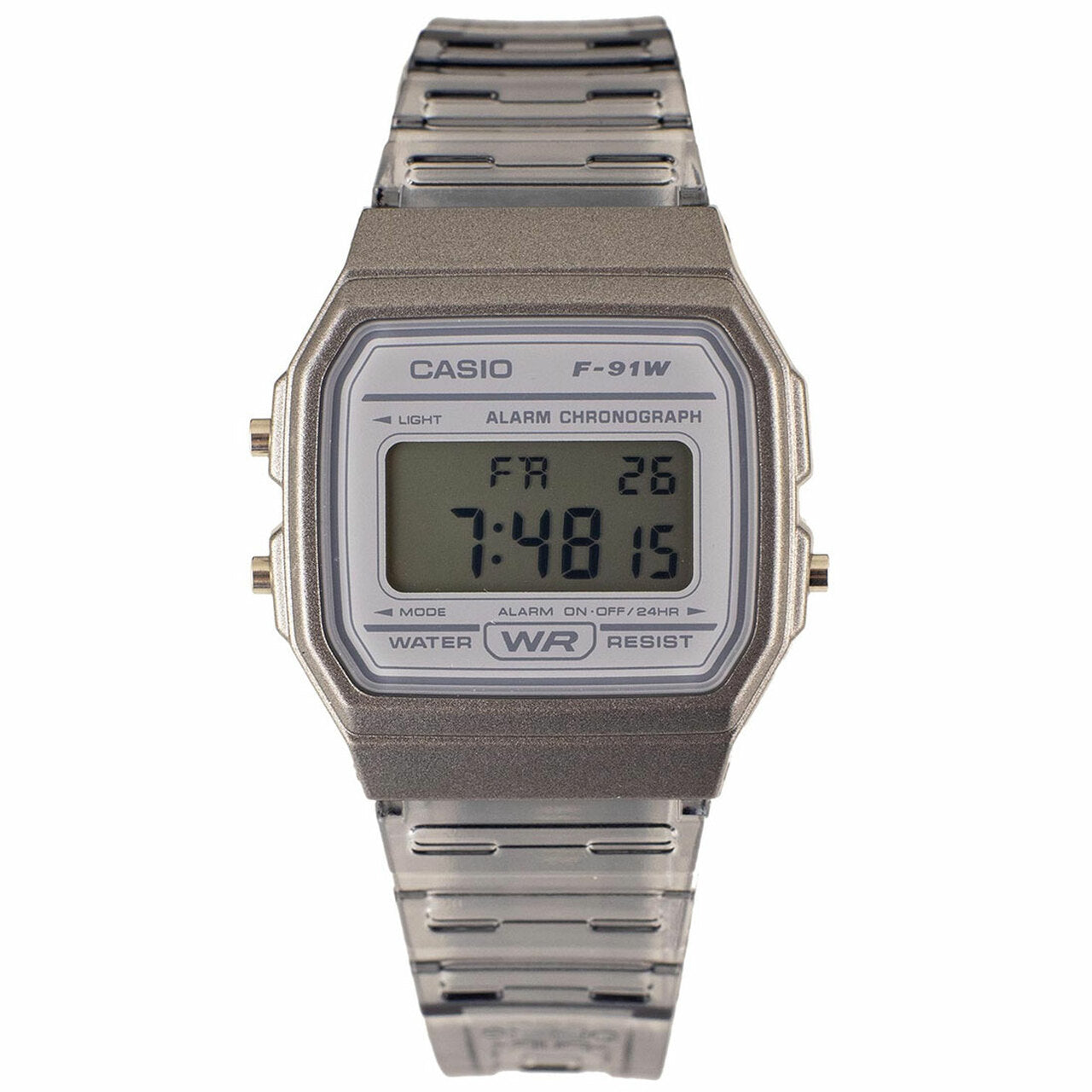 Casio Digital Unisex Watch F-91WS-8DF | Stainless Steel | Mesh Strap | Water-Resistant | Minimal | Quartz Movement | Lifestyle | Business | Scratch-resistant | Fashionable | Halabh.com
