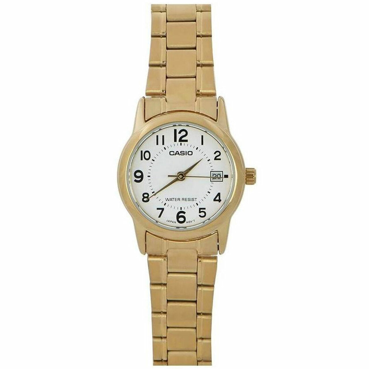 Casio Women's Casual Watch LTP-V002G-7BUDF | Stainless Steel | Mesh Strap | Water-Resistant | Minimal | Quartz Movement | Lifestyle | Business | Scratch-resistant | Fashionable | Halabh.com