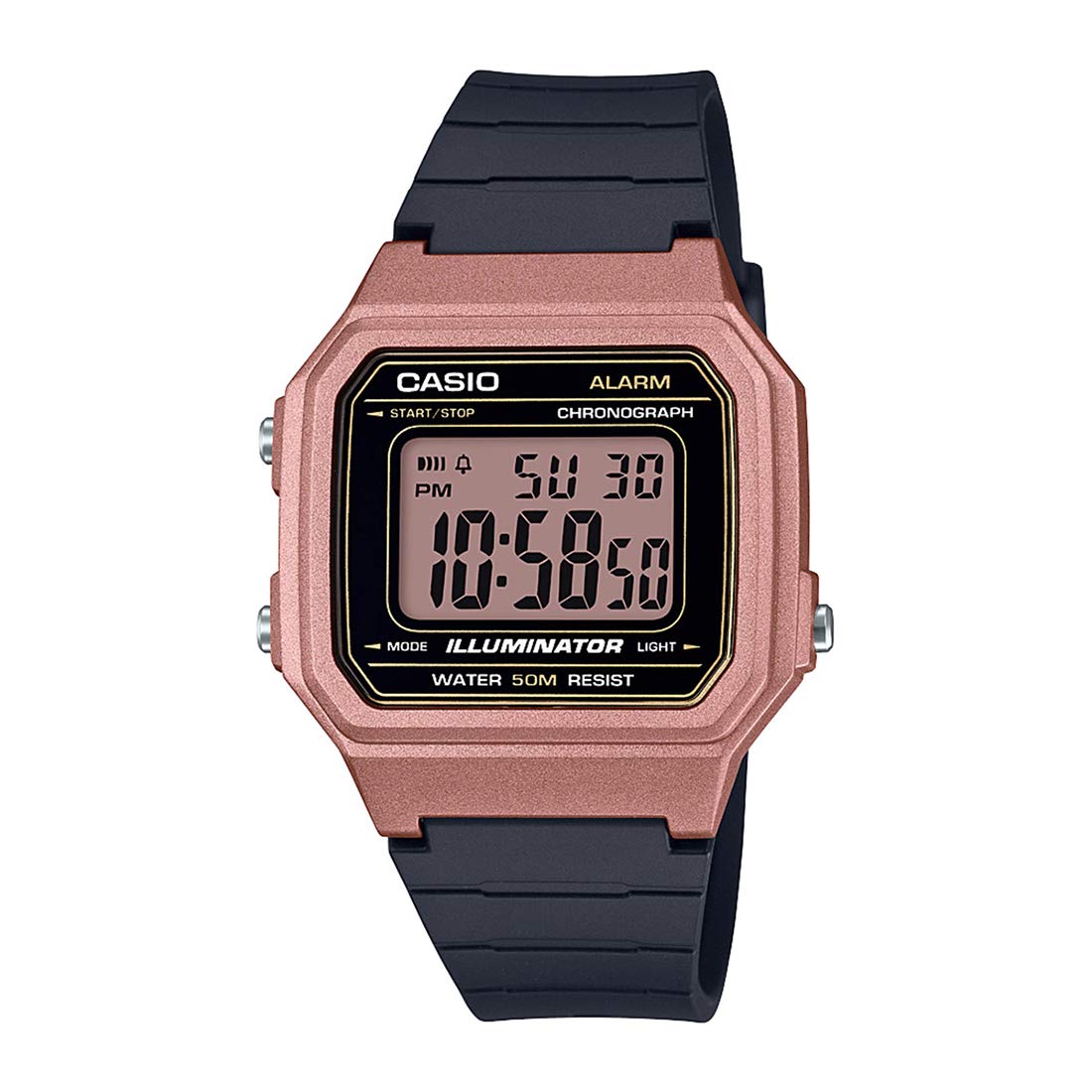 Casio Collection Men's Watch W-217HM-5AVDF | Resin | Water-Resistant | Minimal | Quartz Movement | Lifestyle| Business | Scratch-resistant | Fashionable | Halabh.com