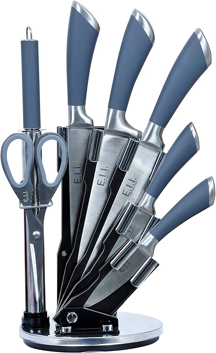 EII 8Pcs Knife Set Grey