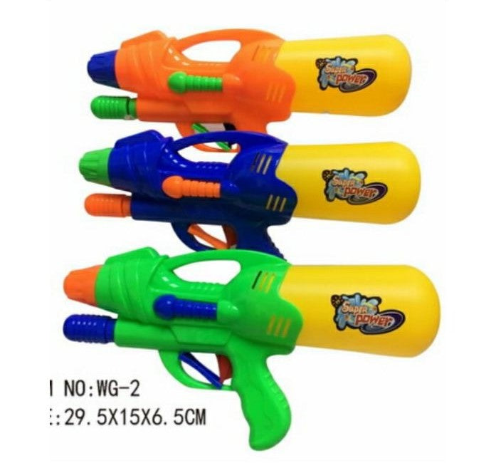 water gun blue & orange & green