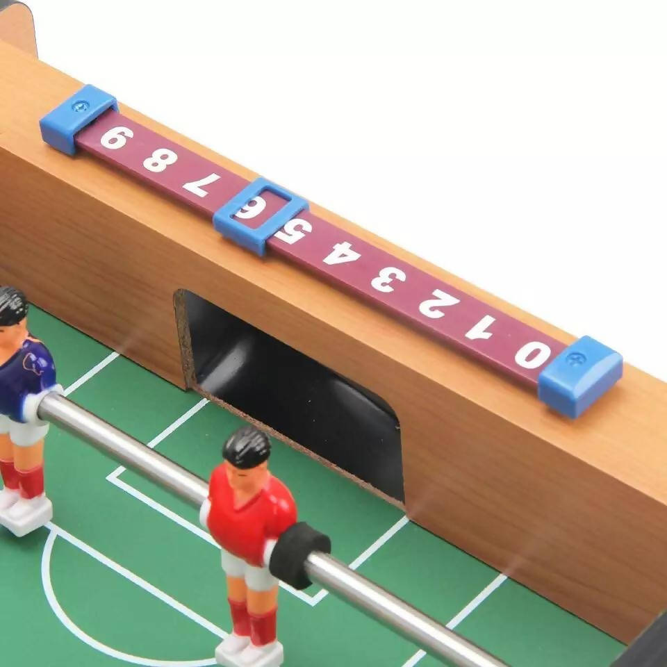 لعبة طاولة كرة قدم خشبية صغيرة