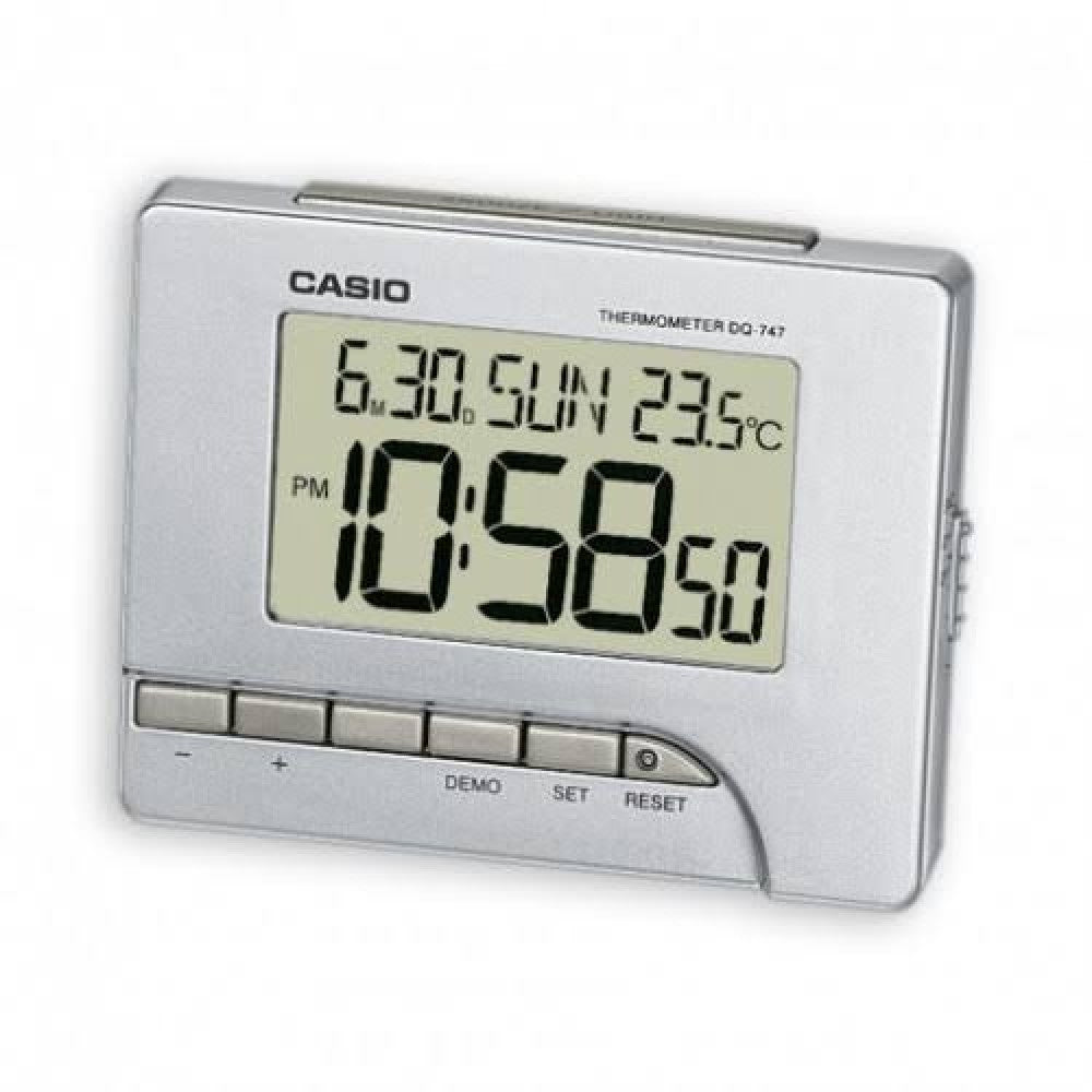 Casio Digital Clock With Thermometer