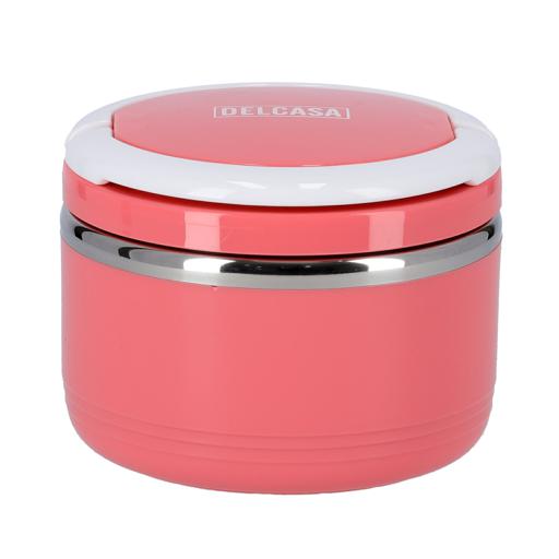 Delcasa Lunch Box | Capacity 600ml | Color Pink | Best Kitchen Accessories in Bahrain | Halabh