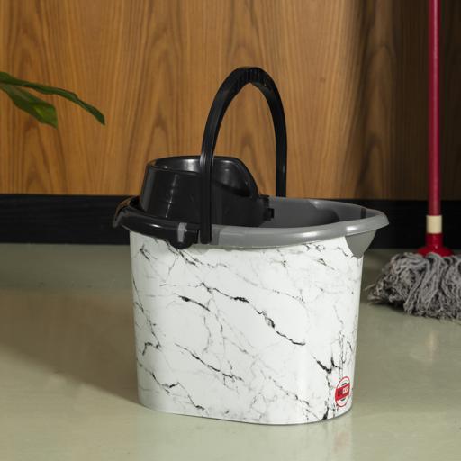 Delcasa DC1971 Mop Bucket with Squeezer 14L Home and Kitchen Use