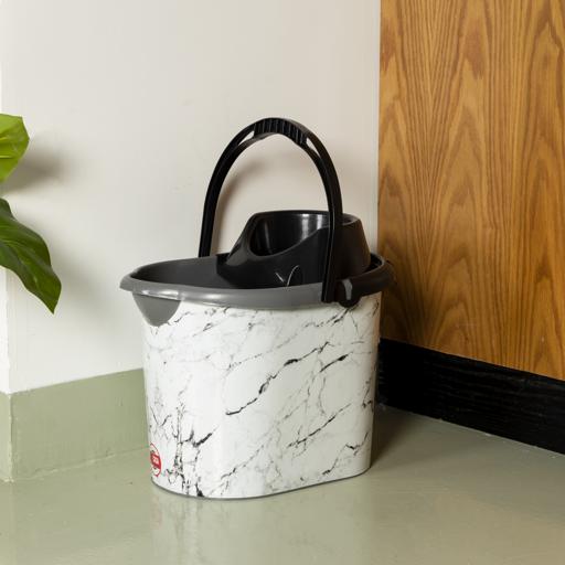 Delcasa DC1971 Mop Bucket with Squeezer 14L Home and Kitchen Use