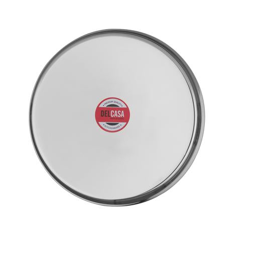 Delcasa 11 Inch Stainless Steel Plate Round Dinner Plate -  DC2433