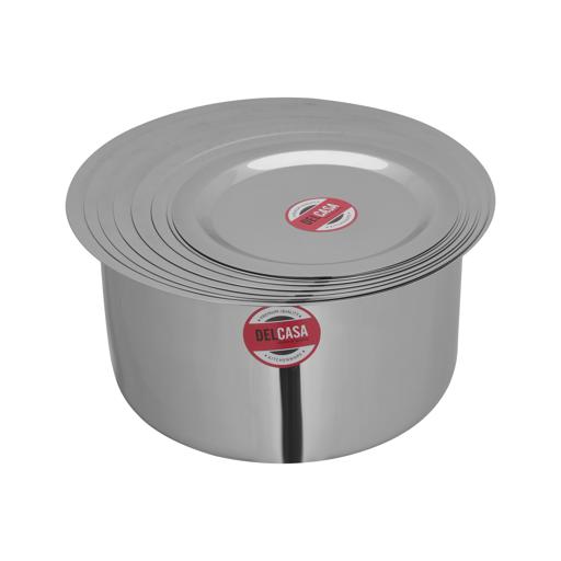 Delcasa Stainless Steel Tope Set With Lid 8pcs Tope & Lid -  DC2454