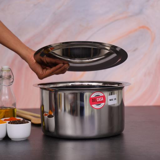 Shop Delcasa Stainless Steel Tope Set With Lid | Best Tope & Lid | Halabh