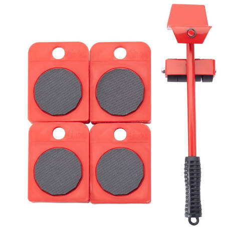 Multifunctional Pulley Type Carrier 5 Piece Plastic Mover Panel Heavy Furniture Moving Tool