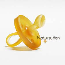 Natursutten Natural Pacifier Rounded Rund 0-6mo