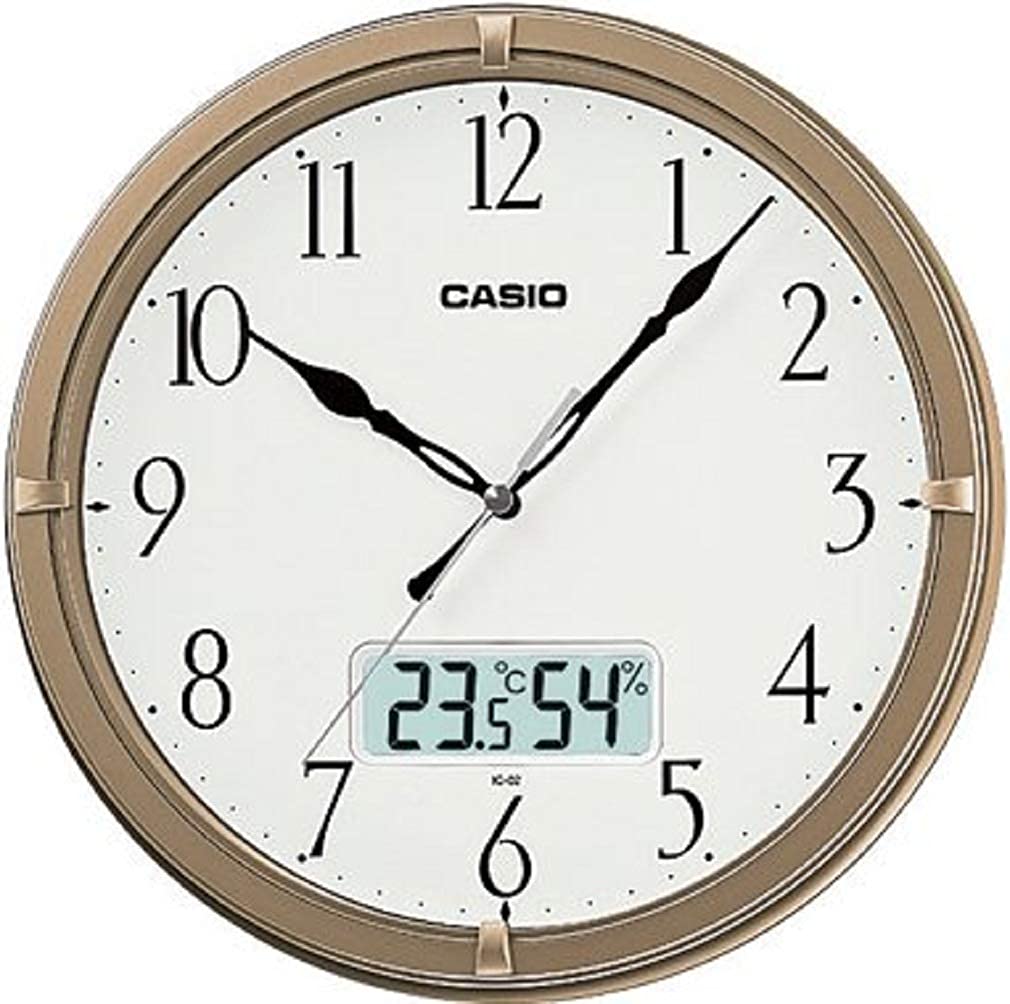 Casio Analog Wall Clock IC-02-9DF | stylish watch | accurate timekeeping | wall clock | round clock | Casio watch | wall watch | home décor | timepiece | Halabh.com