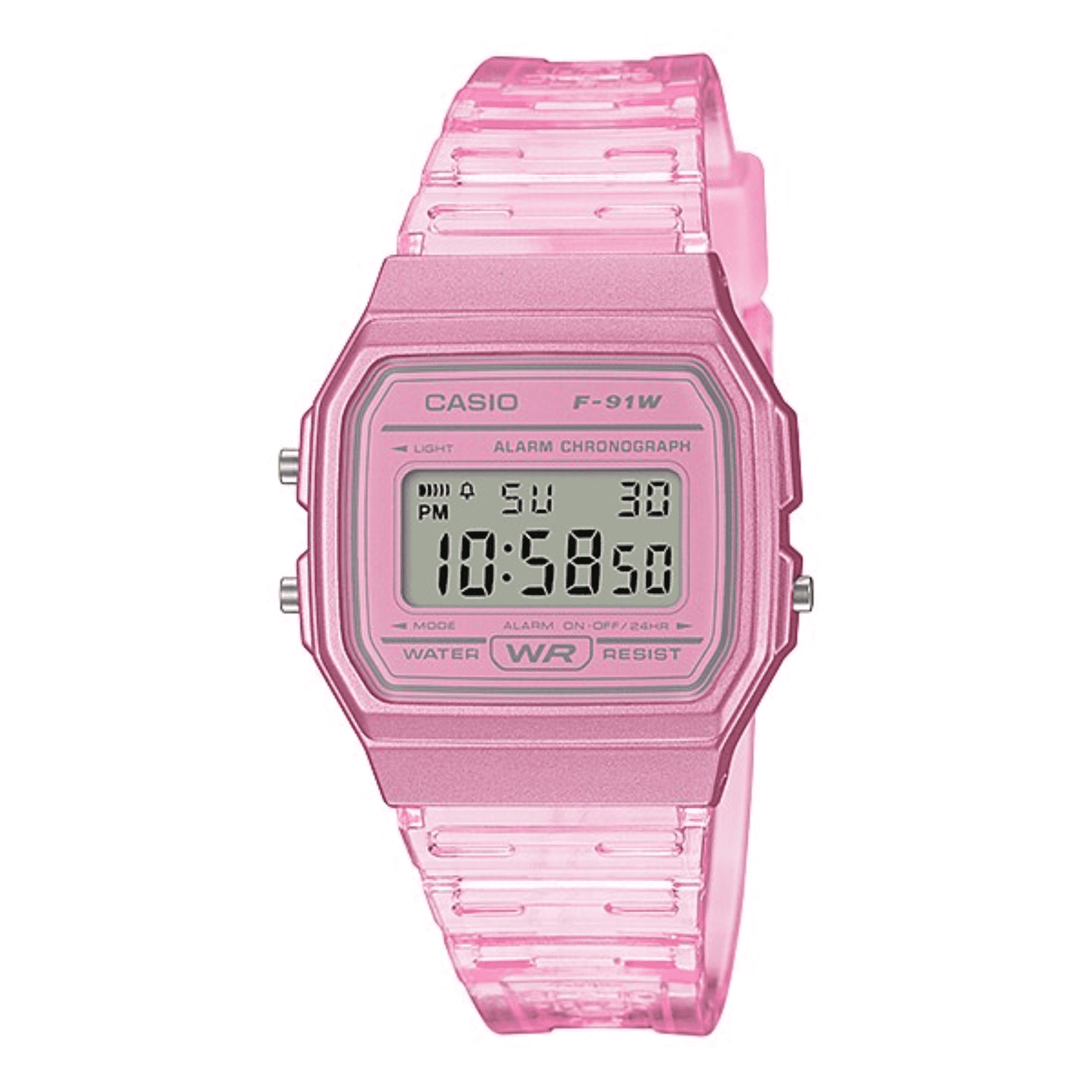 Casio Youth Series Digital Watch Pink | Affordable | Casio F-91WS-4DF | Stylish | Durable | Reliable | Vibrant | Fashionable | Halabh