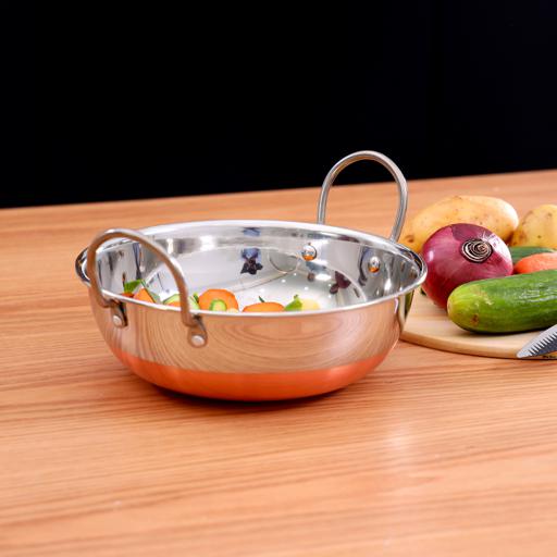 Royalford Kadai Copper Bottom & SS Handle, 23.5cm RF9974