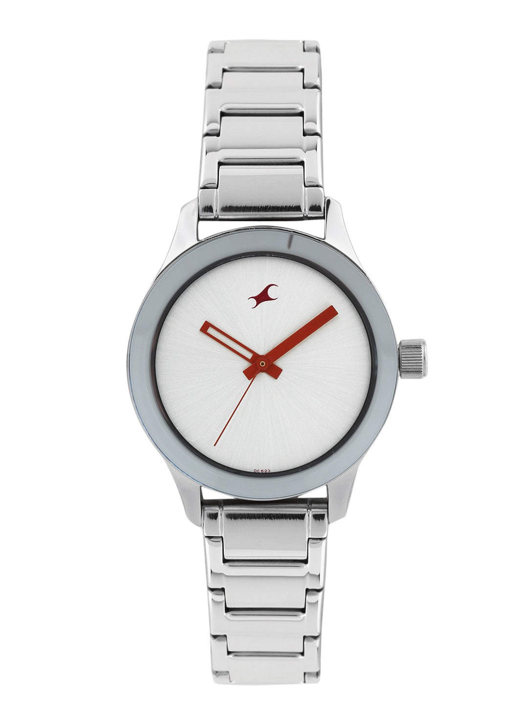 Fastrack Analog Silver Women's Watch 6078SM02 | Stainless Steel | Mesh Strap | Water-Resistant | Minimal | Quartz Movement | Lifestyle | Business | Scratch-resistant | Fashionable | Halabh.com