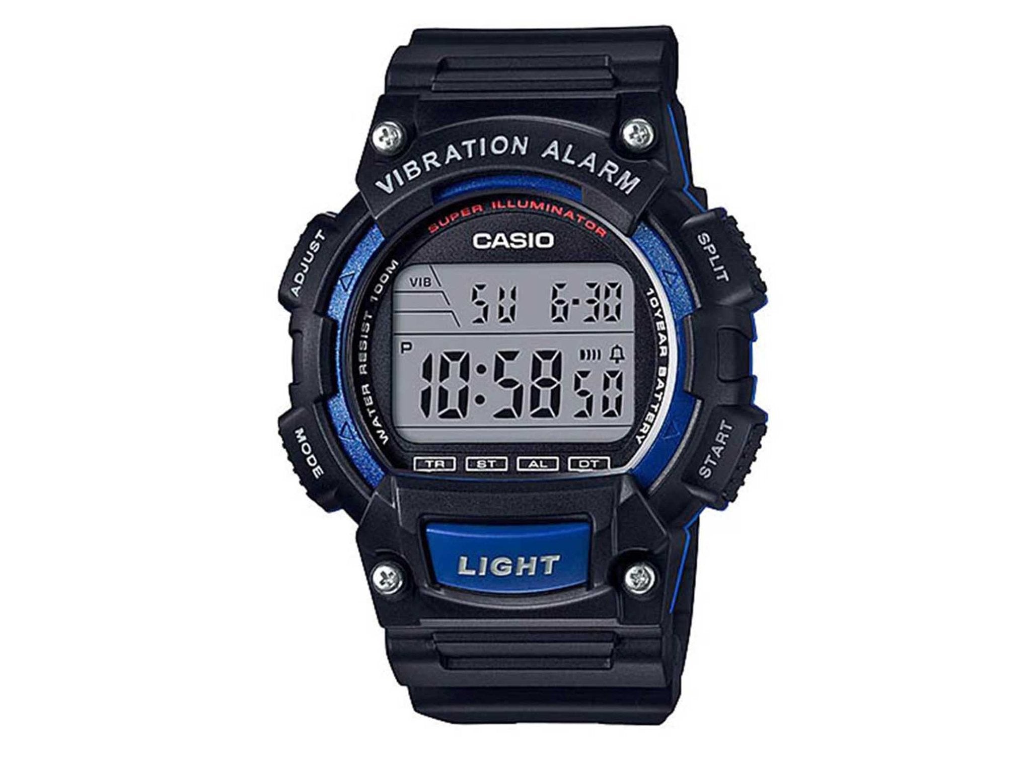 Casio Men’s Digital Watch W-736H-2AVDF | Resin | Water-Resistant | Minimal | Quartz Movement | Lifestyle| Business | Scratch-resistant | Fashionable | Halabh.com