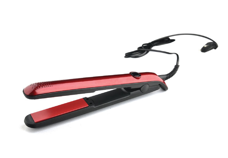 Geepas Ceramic Hair Straightener | Color Red | Best Personal Care Accessories in Bahrain | Halabh