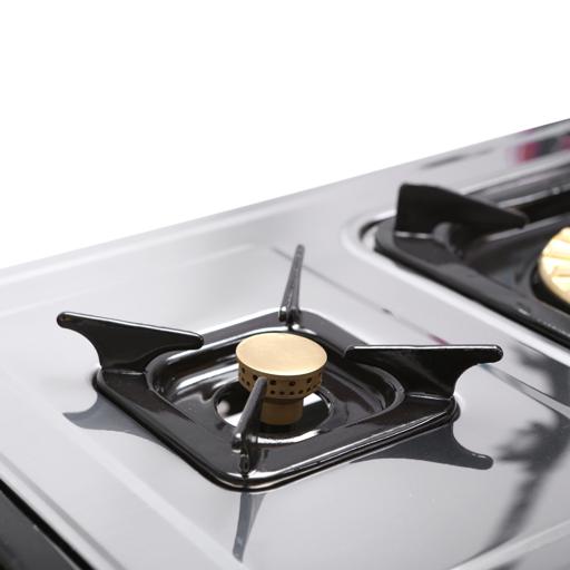 Geepas Stainless Steel Gas Cooker With 3 Burners
