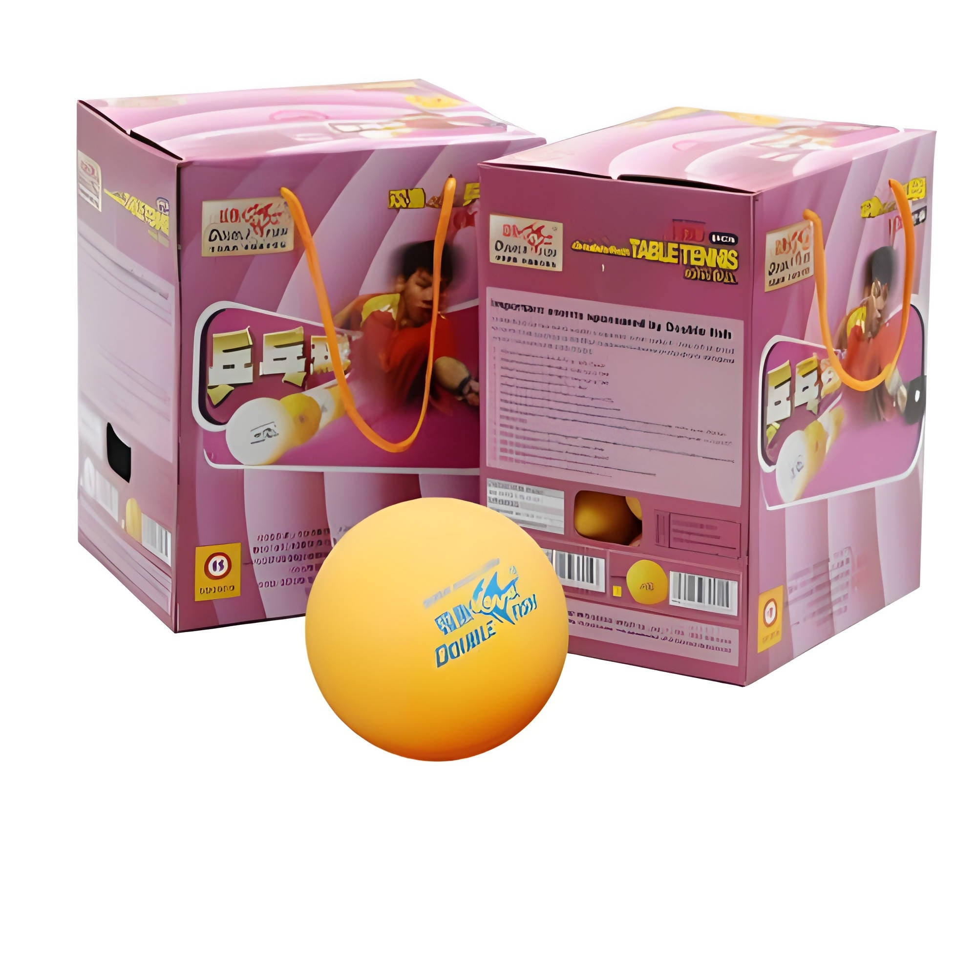 Box of Table Tennis Balls Color Orange