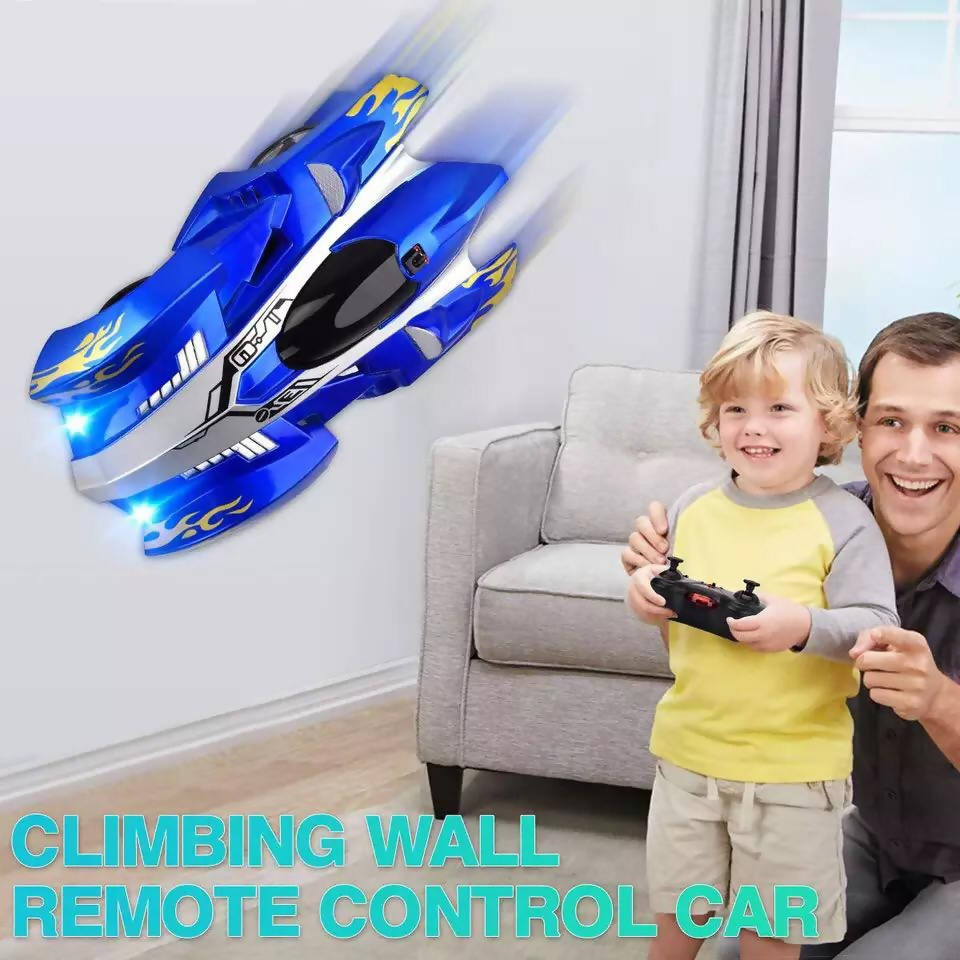 Watch or Handle Wireless Electric Remote Control Mini Stunt Climbing Car Brick and Glass Wall Drift Toy Racing Car for Kids