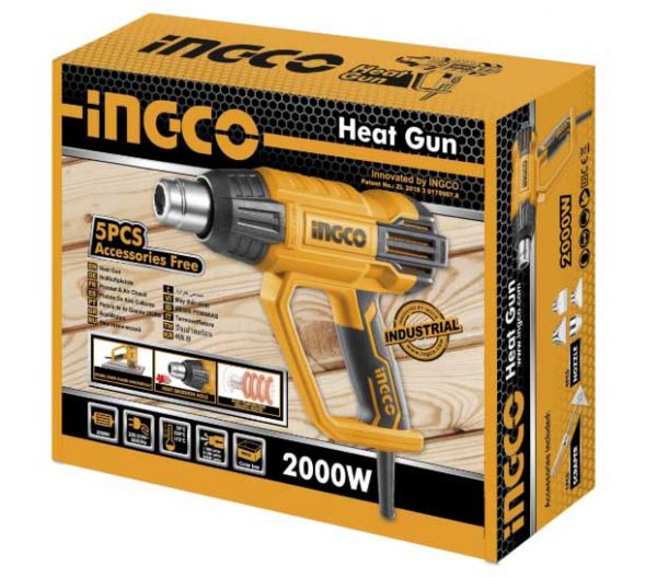 Ingco Heat Gun 2000W - HG200028 | in Bahrain | Halabh.com