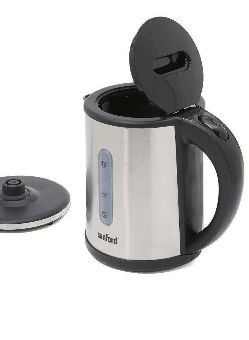 Sanford Electric Kettle Black & Silver | Tea Appliance | Modern Kitchen | Home Essentials | Elegance in Design | Cordless Pouring | Fast Boiling | Ergonomic Handle | Convenient Spout | Large Capacity | Removable Filter | Halabh.com