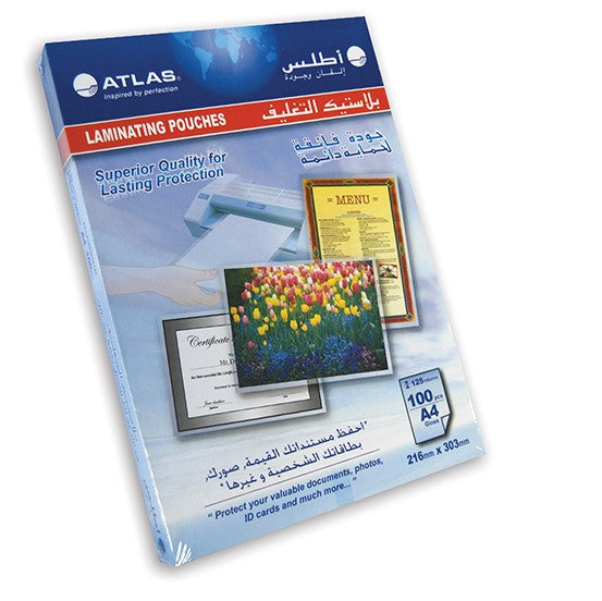 Atlas Laminating Pouch A3 125mic