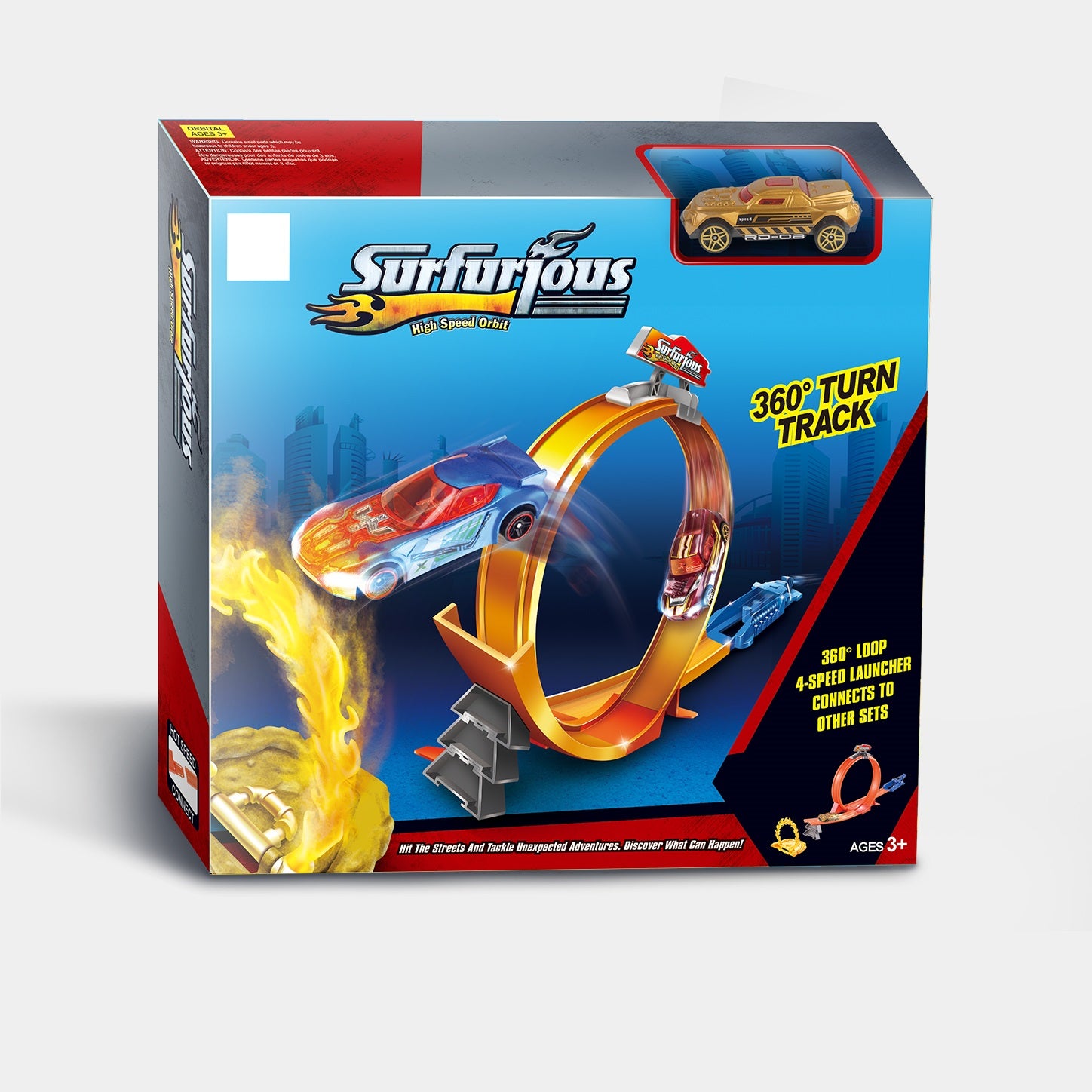 Surfurious Racing Track Play Set For Kids