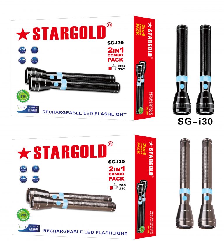 Stargold 2X2SC 2 IN 1 Combo LED Flashlight
