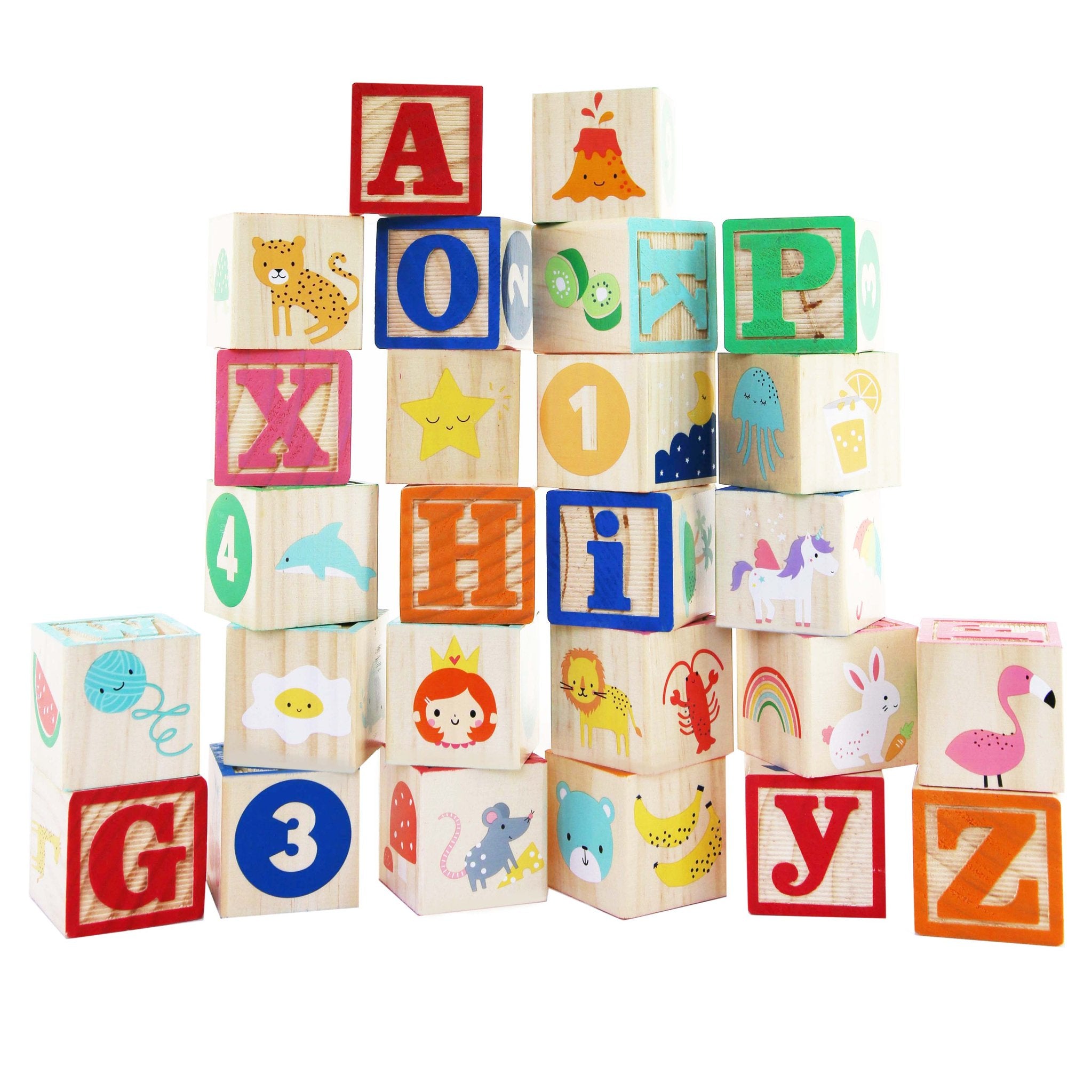Number Letter And Picture Blocks