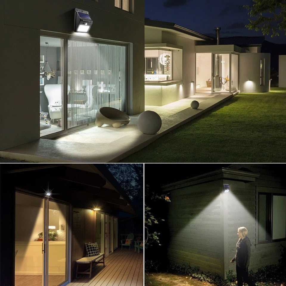 Solar Powered Led Wall Light