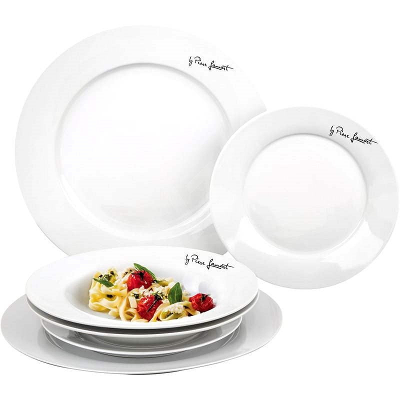 LAMART 6Pcs Round Dining Plate Set LT9001