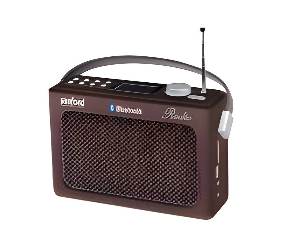Sanford Portable Radio Brown