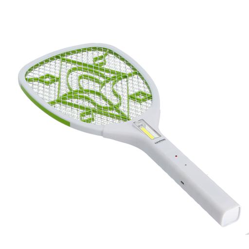 Krypton Rechargeable Mosquito Swatter White | Home Appliances | Halabh.com