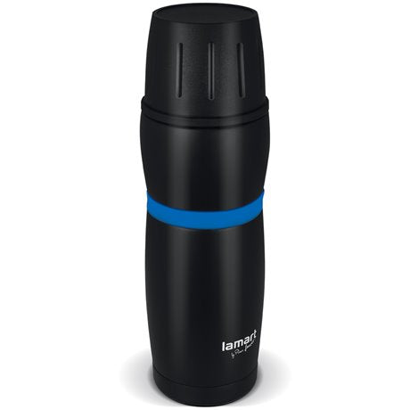 LAMART Vacuum Flask 480ml Black Cup Lt4053