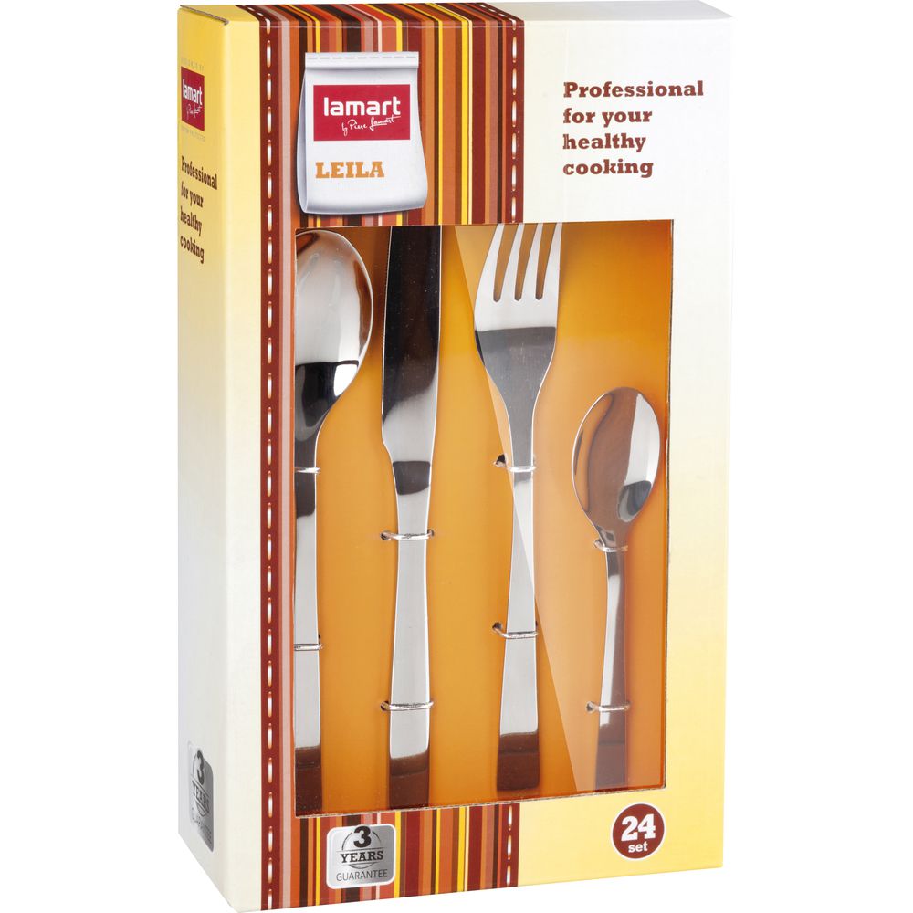 LAMART Cutlery Set 24pcs Leila LT5002