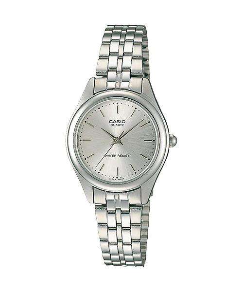Casio Women's Stainless Watch LTP-1129A-7ARDF | Stainless Steel | Mesh Strap | Water-Resistant | Minimal | Quartz Movement | Lifestyle | Business | Scratch-resistant | Fashionable | Halabh.com